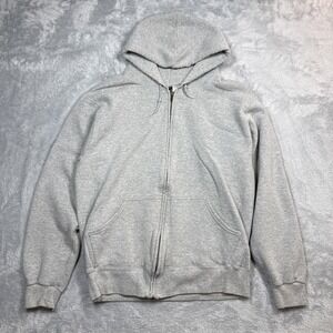 Vintage Prospirit Hoodie‎ Mens Large Gray Full Zip Sweatshirt